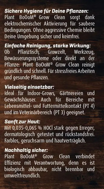 Plant BoOoM® Grow Clean