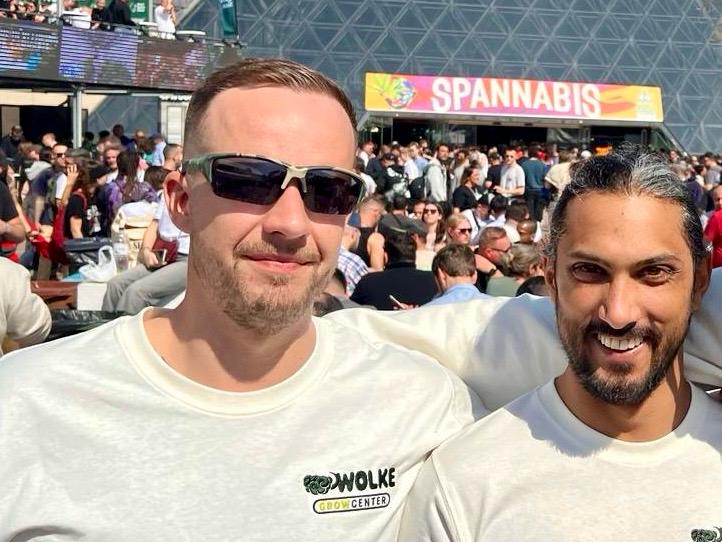 Das Wolke Grow Team auf der Spannabis
