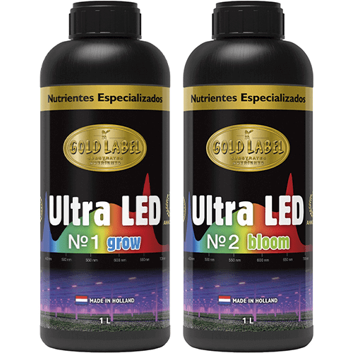 Ultra LED no. 1 (grow) & no. 2 (bloom) Dünger