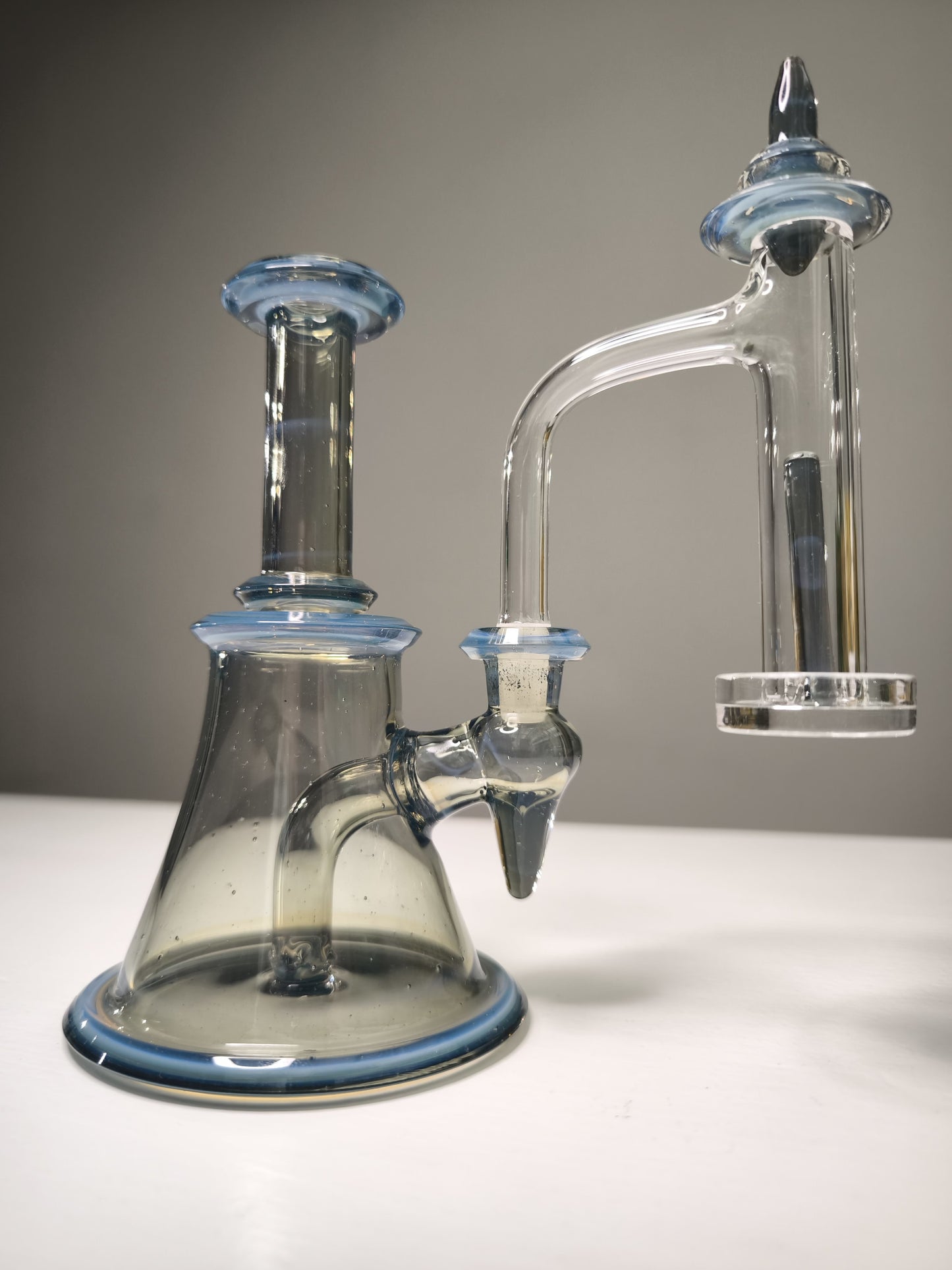 Glas Rig Blau