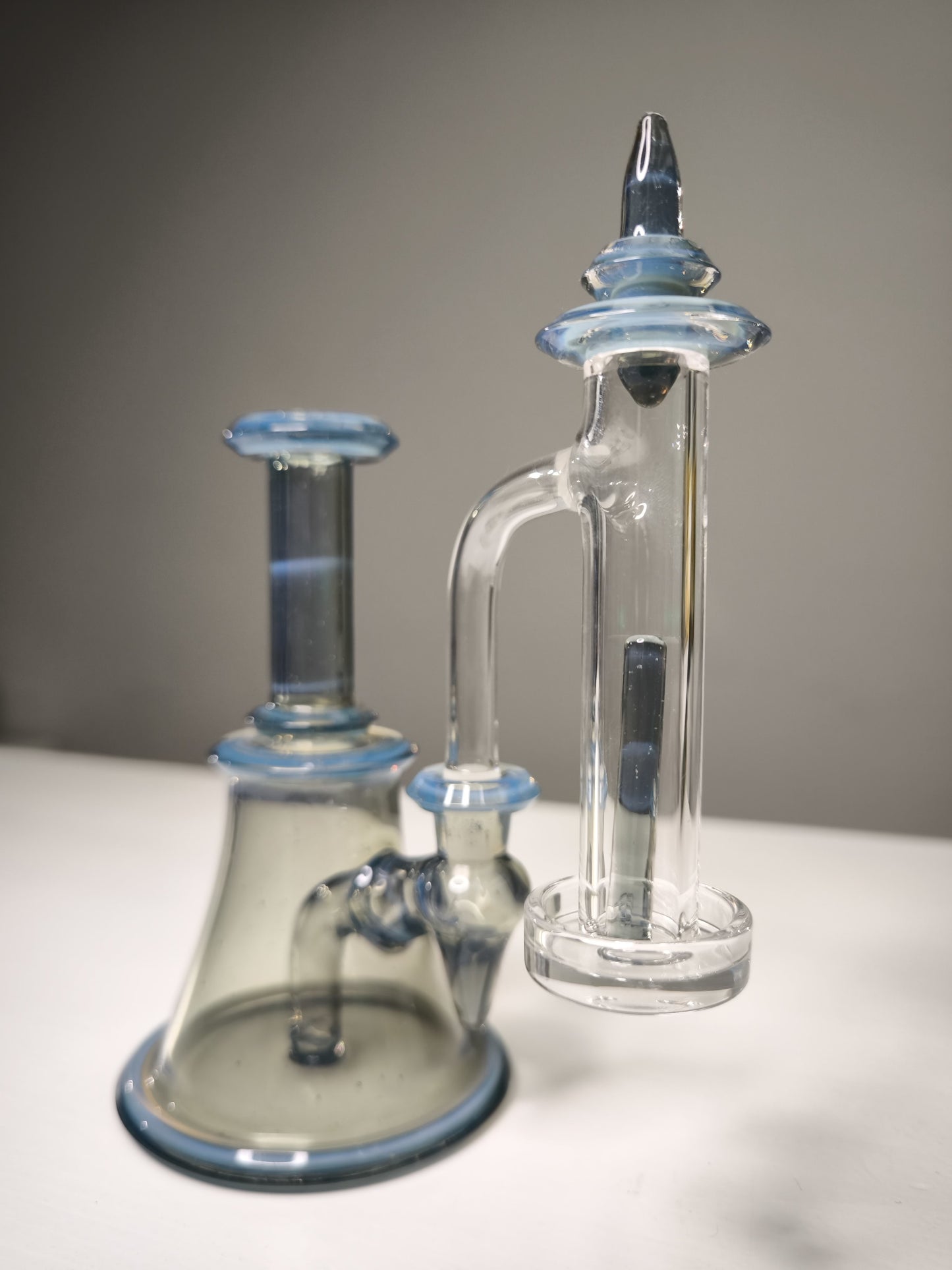 Glas Rig Blau