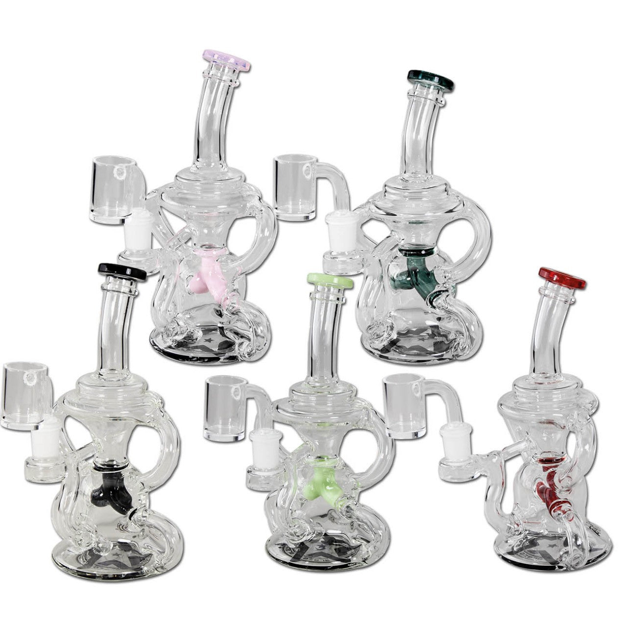 BLAZE Dab Rig Recycler -28 rot